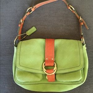 Coach Nubuck leather bag- like new!